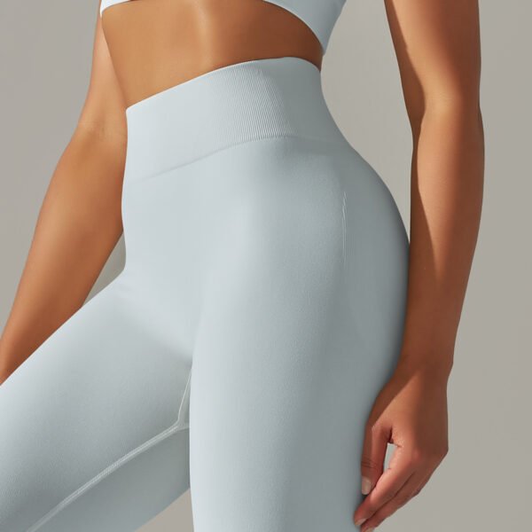 Solid Color High Elastic Beauty Back Sports Fitness Yoga Pants